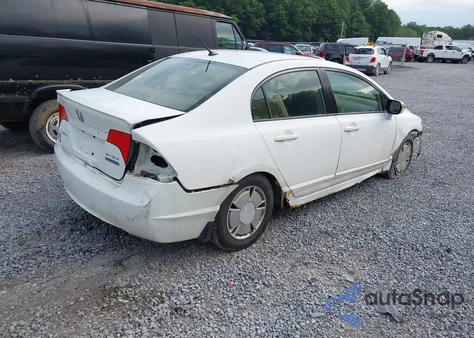 2007 Honda Civic Hybrid from USA, damaged, VIN JHMFA36247S020038